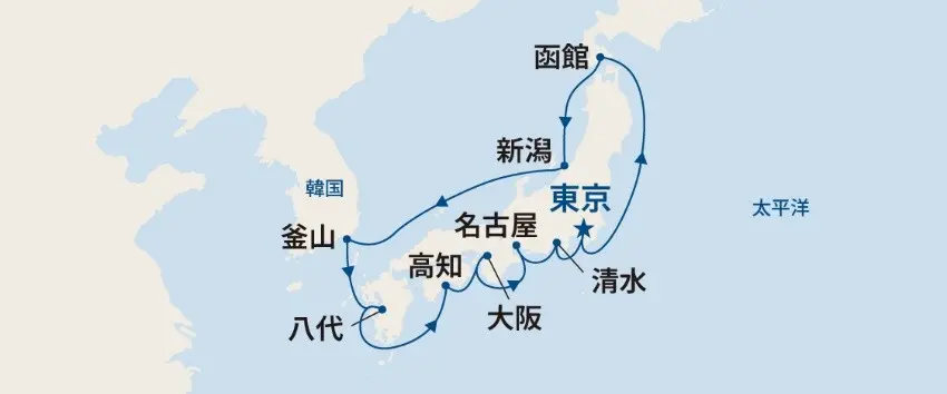 2027年サファイア・プリンセス東京発着クルーズ｜料金・コース一覧